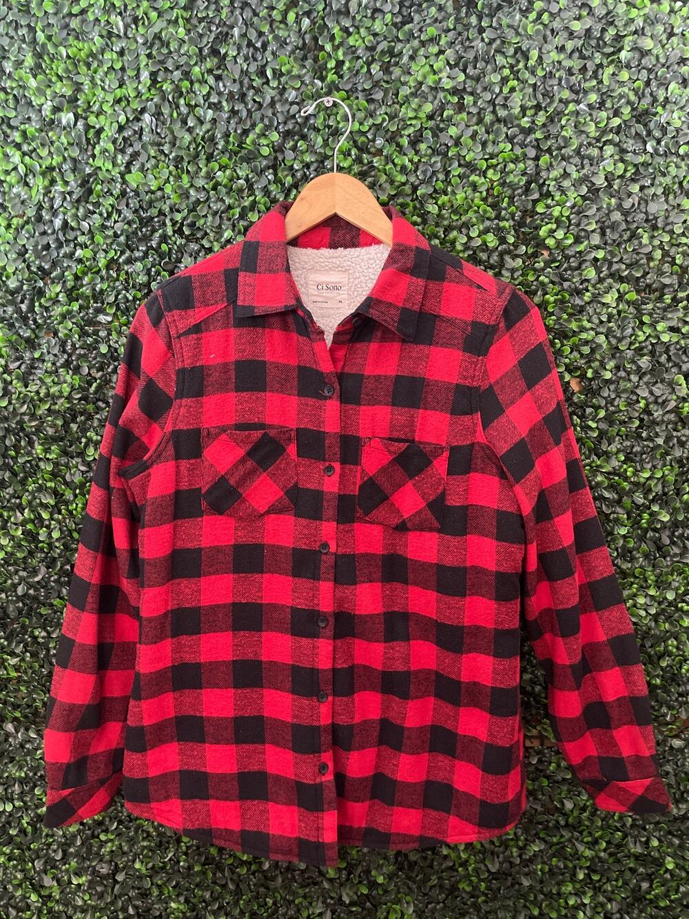 Ci Sonó Plaid Collection Women’s Jacket Size M